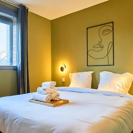 Ng Suitehome - Lille I Barbieux I Montesquieu - 3 - Netflix - Wifi - Kitchenette Apartment Roubaix